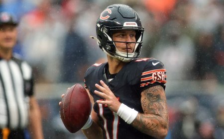 Bears may have to turn to 3rd-string quarterback as Tyson Bagent falls into concussion protocol: report