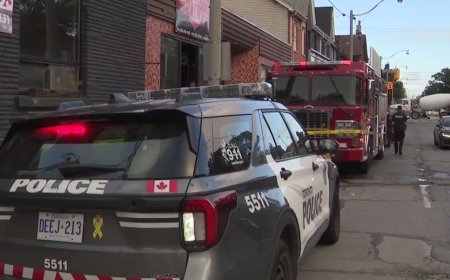 Roads reopen after fire in Toronto’s east end