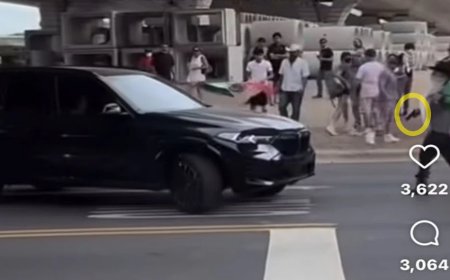 Anti-ICE Leftist Pulls Gun On Austin Motorist Trying To Evade Protesters Blocking Road