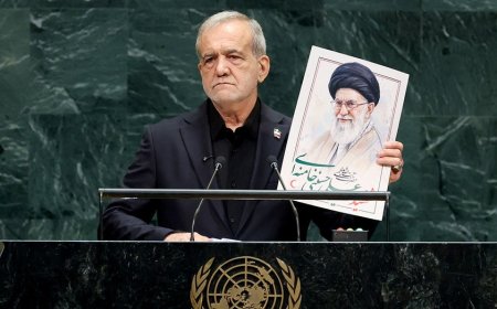 The top moments from Iran president’s tense visit to US soil as war rages