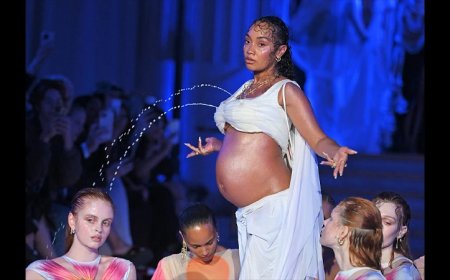 Art or Absurdity? ‘Motherhood’ Fashion Show Goes Off The Rails As Model Wears Dress Spraying Milk from Nipples