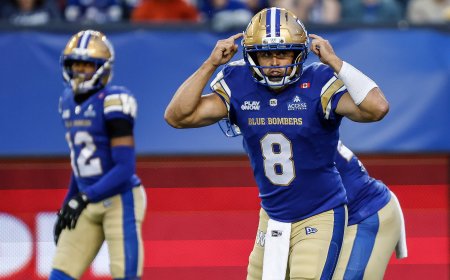 Winnipeg Blue Bombers rule out QB Zach Collaros for Friday with head injury