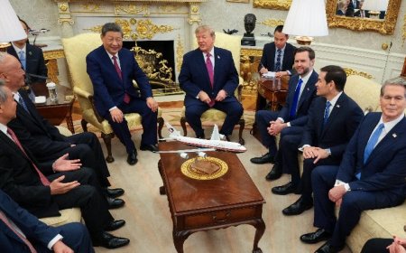 Trump Hosts China’s Leader At White House