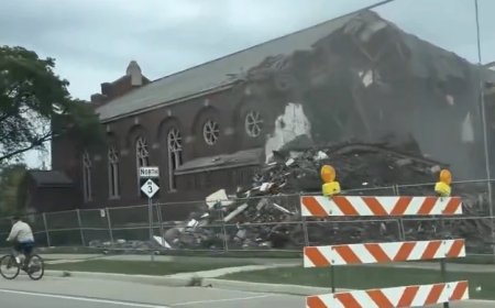 Historic Catholic Church In Michigan Demolished For Sheetz Gas Station