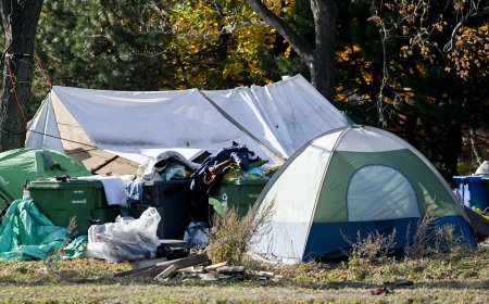 A Montreal encampment shaped Quebec’s race, but survival is top priority