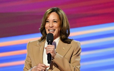 Kamala Harris uses flower analogy to explain social media algorithms while discussing AI, midterms