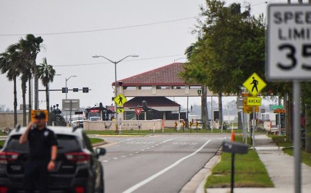 Civilian detained after 'violently engaging' security personnel at Florida Air Force base: report
