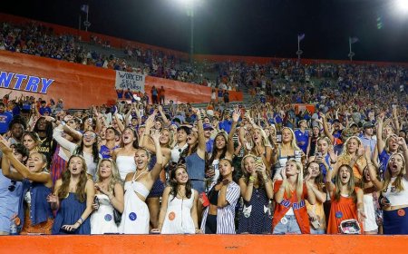Viral Florida Gators fan comes forward after cameras noticed her 'work the cut' in The Swamp