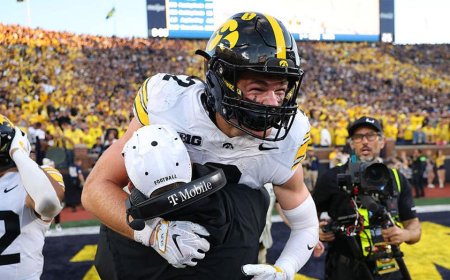 Iowa wide receiver 'blacked out' after hauling in last-second game winner against Michigan