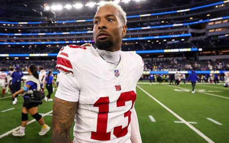 New York Giants release Odell Beckham Jr, ending his anticlimactic return to former team