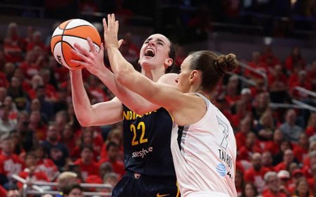 Caitlin Clark's technical foul sparks furious rally as Fever avoid elimination against Aces