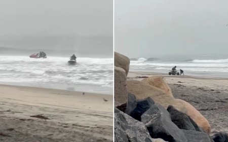 WATCH: Smugglers on Jet Skis Dump Criminal Illegals on San Diego Beach