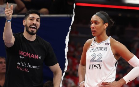 Enes Kanter Freedom speaks out on A'ja Wilson playoff incident with Fever fan, after Natasha Cloud encounter