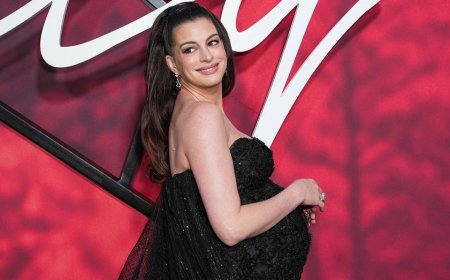 Anne Hathaway takes charge at the 'Verity' red carpet in viral moment
