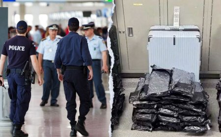 Staggering drug haul found at major airport after bizarre attempt to hide evidence