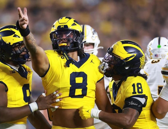 Michigan Wolverines fend off shocking upset bid from Western Michigan in early season thriller