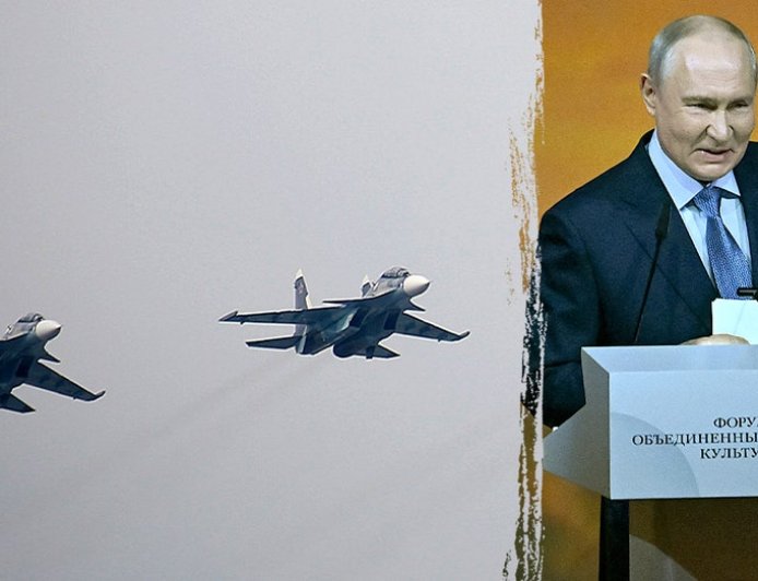 Supersonic Russian jets trigger joint scramble by NATO allies amid Putin 'clowns' jab