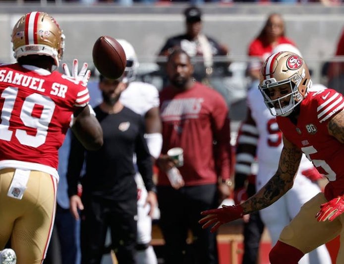 49ers get tricky on first drive to score touchdown vs Cardinals in Week 3 matchup