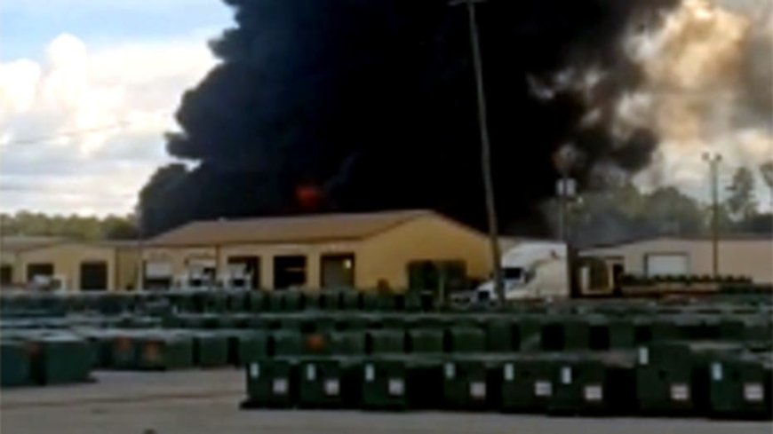 Massive chemical fire erupts at electrical transformer plant in Mississippi, forcing evacuation