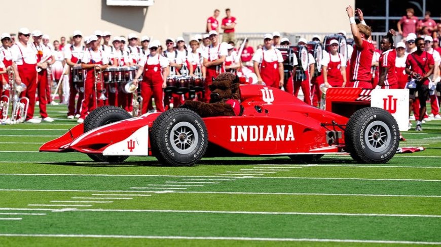 Indiana's mascot starts the season with an absolute heater that puts other mascots to shame