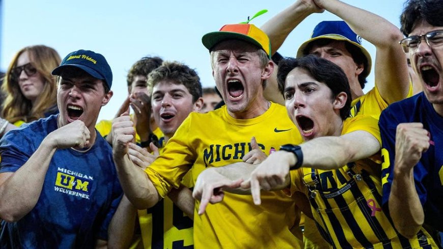 Michigan fans called out on social media for rushing field after Wolverines steal win over Western Michigan