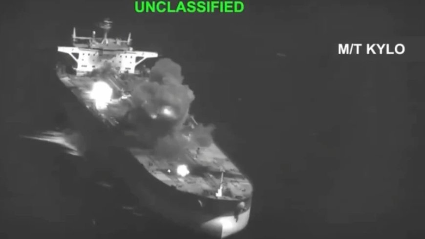 WATCH: US Missile Strike Sinks Iranian Tanker