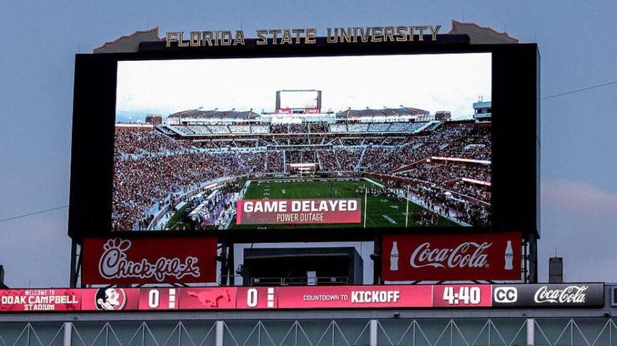 FSU-SMU game turns into old-school football after stadium power outage wipes out in-game communication