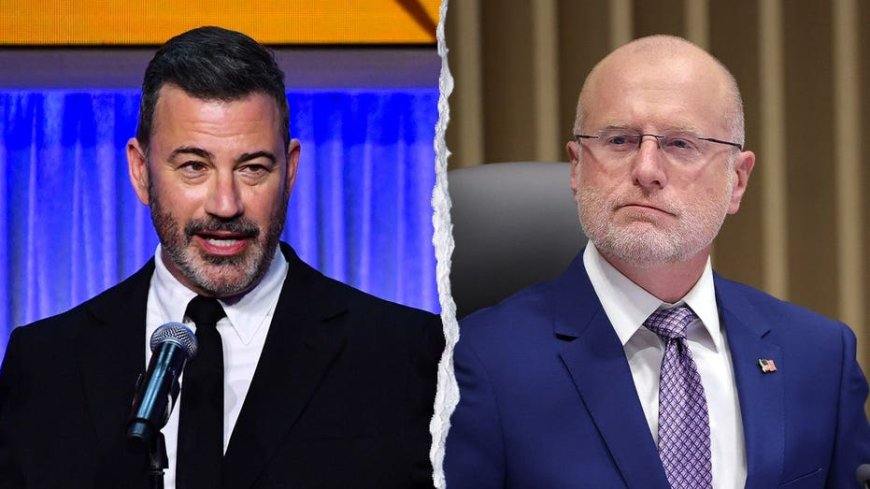 Jimmy Kimmel returns from lengthy hiatus with defiant message to FCC Chair Brendan Carr