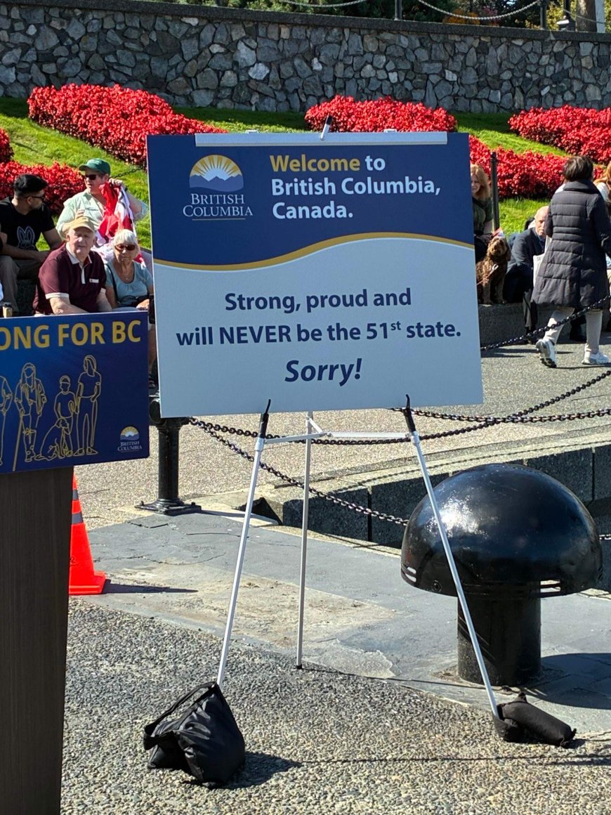 B.C. unveils new border signs: ‘We will never be the 51st state’