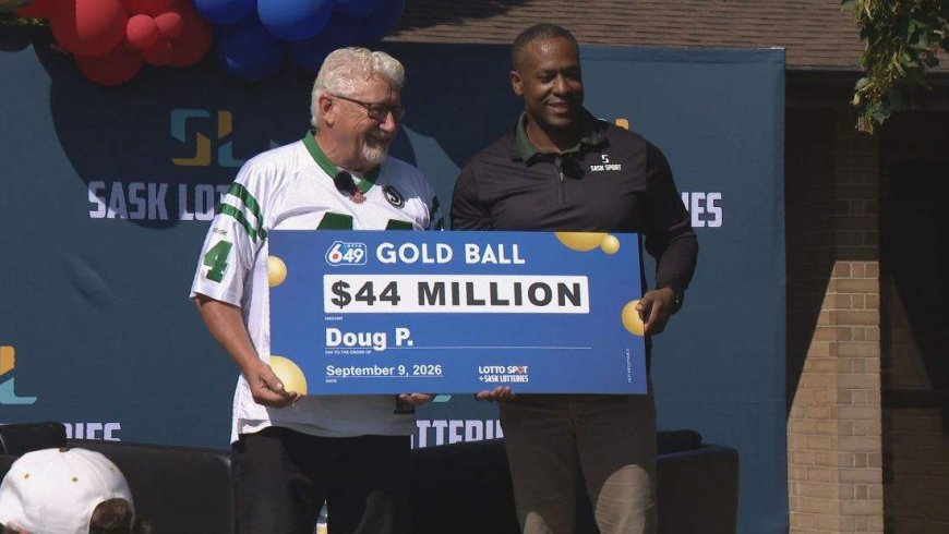 ‘First thing I thought of was the truck,’ says $44M Saskatchewan lotto winner