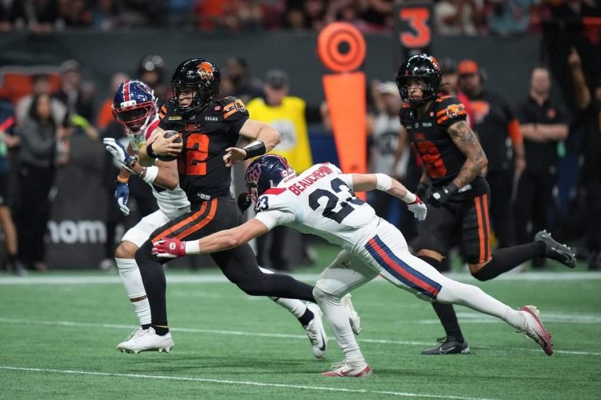 Horvath tallies three TDs, Lions down Alouettes