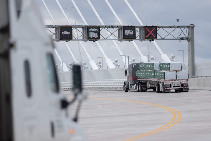 More than 270K crossings reported at Gordie Howe bridge in first full month