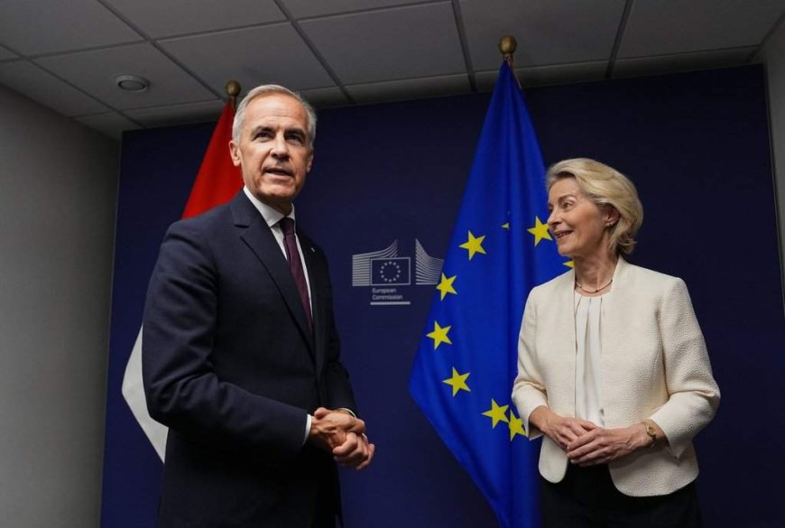 ‘Europe and Canada are even stronger together,’ Carney vows in speech