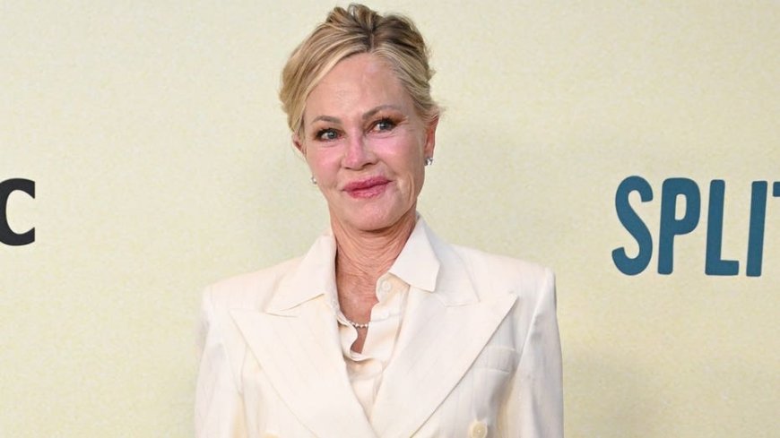 Melanie Griffith stuns in black swimsuit during wellness retreat: 'Healing and renewal'