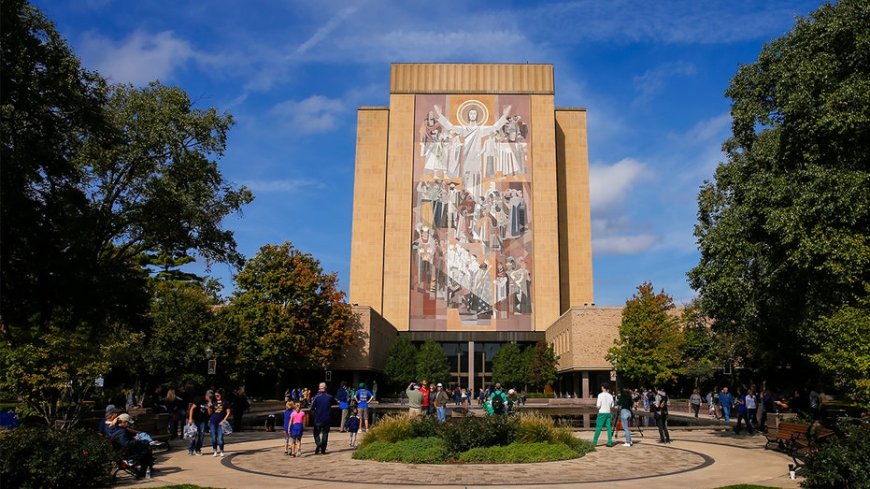 Search underway for suspected gunman outside Notre Dame football game vs Michigan State