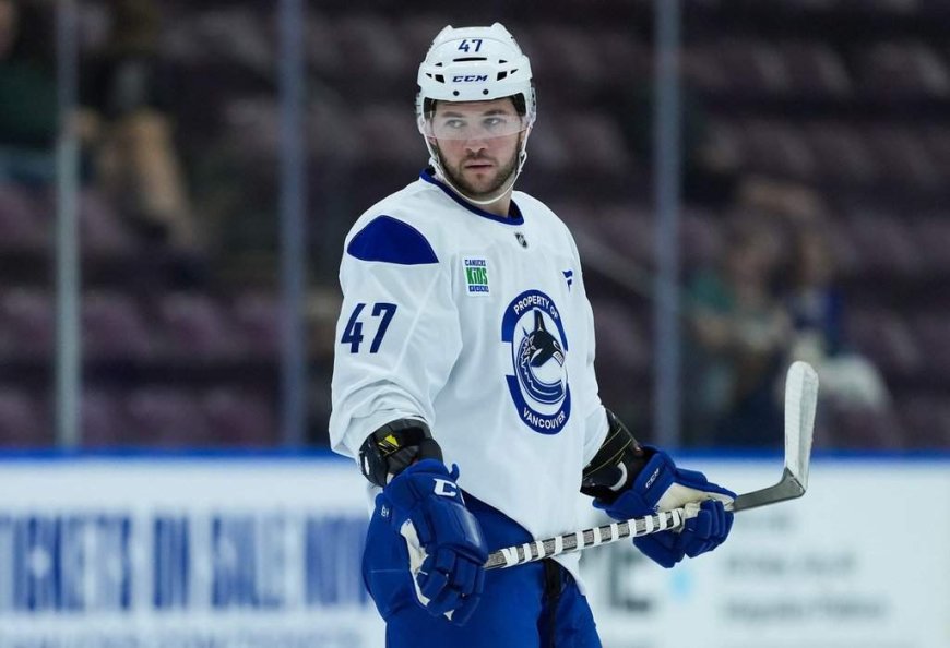 Cotter looking to make mark with Vancouver Canucks