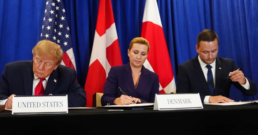 Trump Signs Historic Arctic Security Deal with Leaders of Greenland and Denmark