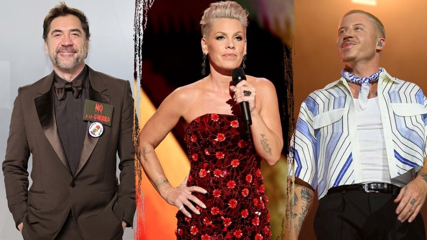 Javier Bardem slammed for targeting Pink over Macklemore comments: 'The left is eating itself'