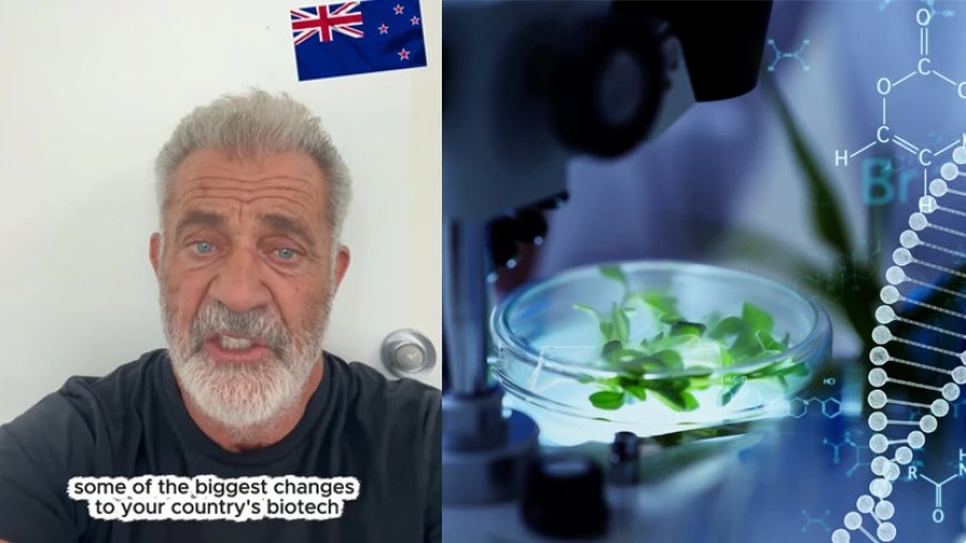 Actor Mel Gibson Urges New Zealand To Be Aware Of Gene Technology Laws That Could Affect Food Supply