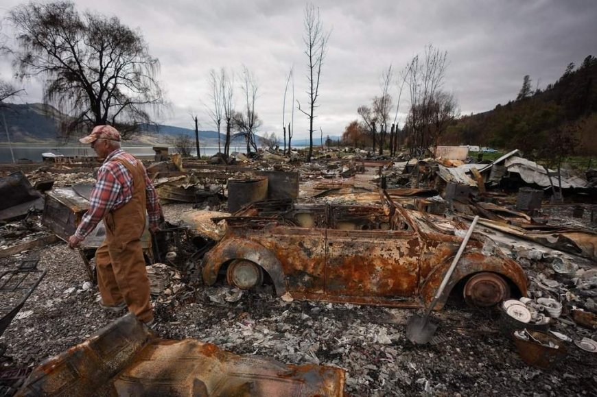 ‘God cleaned the slate’: Ashes pave the road to recovery after B.C. wildfires