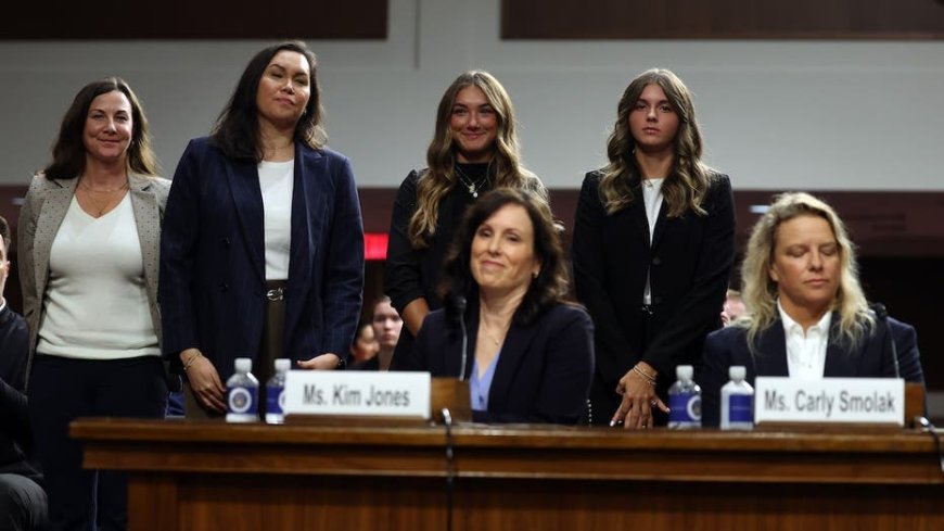 Female athletes, women's sports advocates speak on Capitol Hill as trans athlete issue hovers over midterms