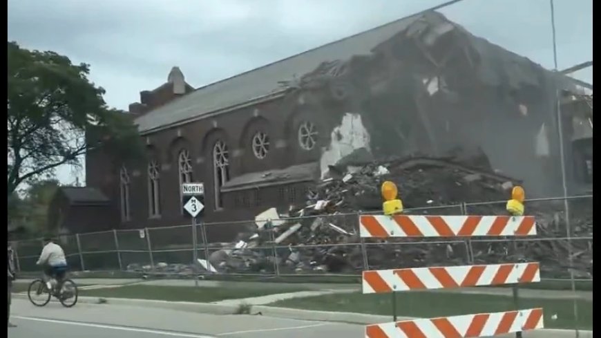 Historic Catholic Church In Michigan Demolished For Sheetz Gas Station