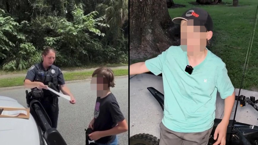 Boy, 11, Fingerprinted, Arrested, Ordered To Appear In Court After 2 Female Cops Stop His E-Bike While Going Fishing