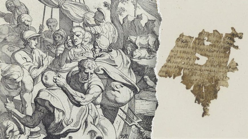 Damaged fragment deemed 'unremarkable' turns out to be rare piece of Homer's 'Odyssey' history