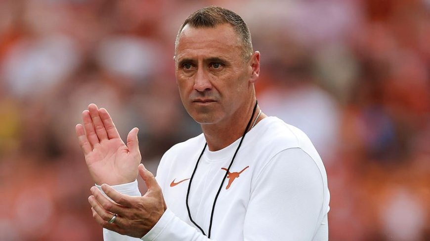 Texas' Steve Sarkisan's first interview with Holly Rowe goes off without a hitch after viral postgame incident