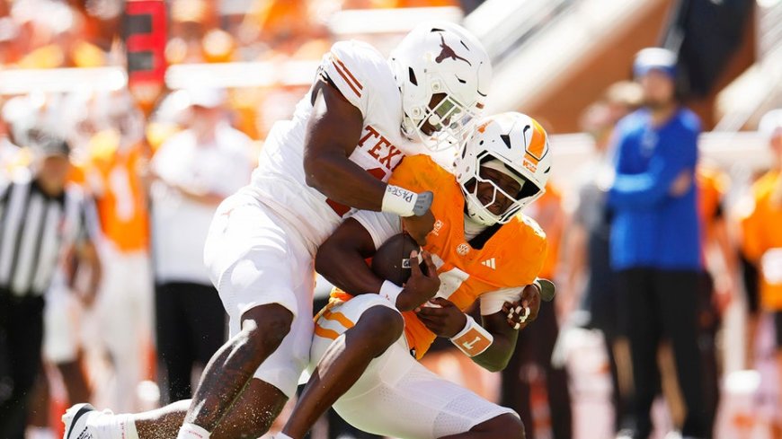 No. 1 Texas escapes Tennessee with thrilling SEC victory as President Trump watches on from Neyland Stadium