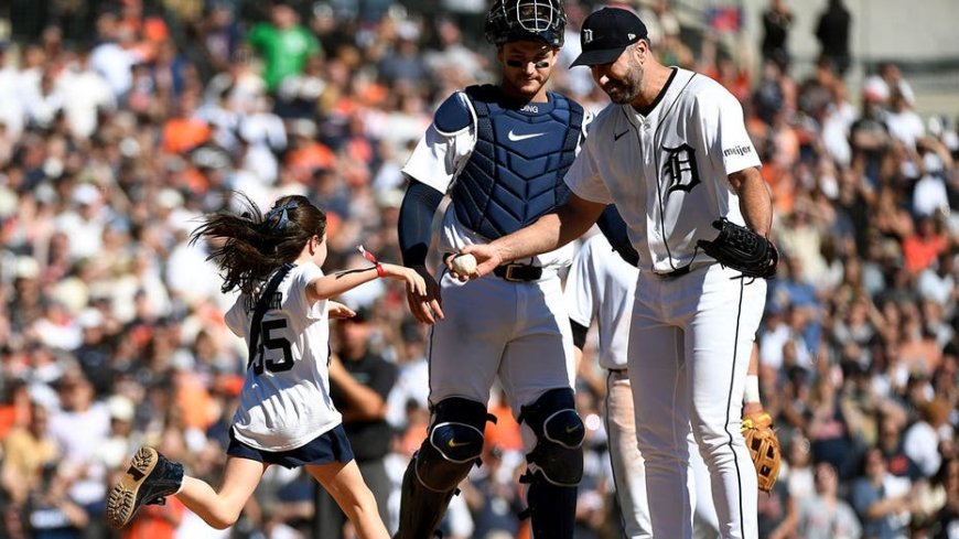 Tigers legend Justin Verlander leaves mound in tears after daughter surprises him during final career start