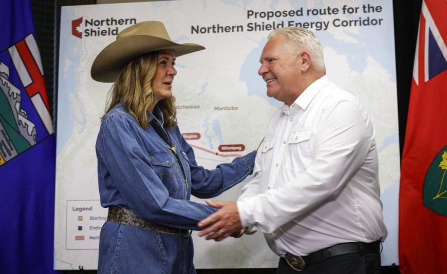Alberta, Ontario premiers set to share stage in Calgary to talk energy policy