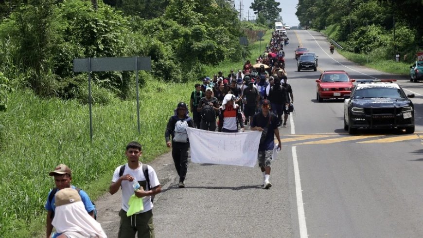 Migrant Caravan from Honduras Heading for US Border