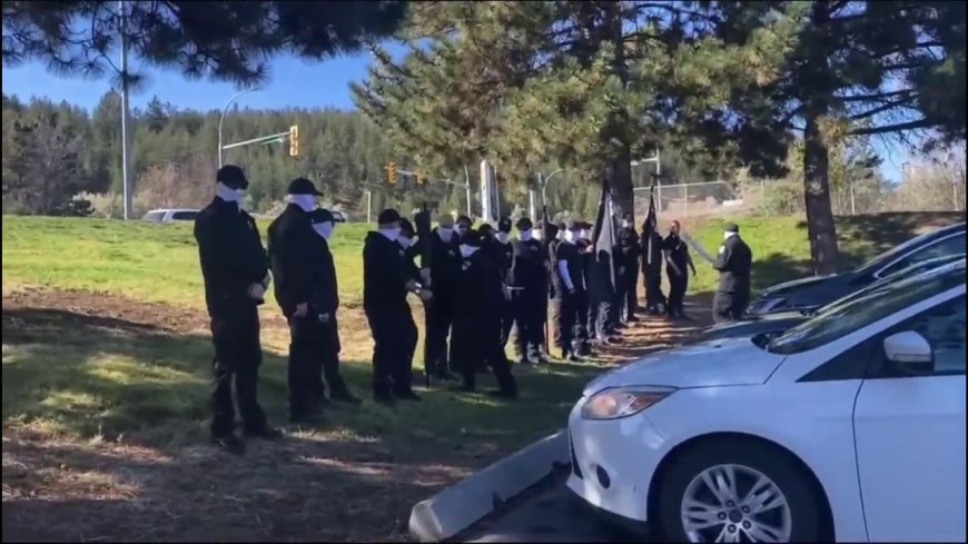 Masked group seen on B.C. First Nation land are ‘cowards,’ officials say